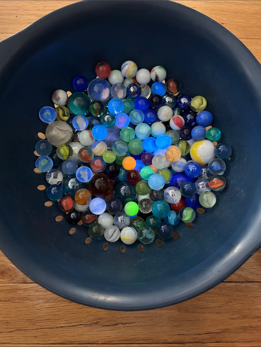 Mixed Glass Marbles Collection - Multicolor